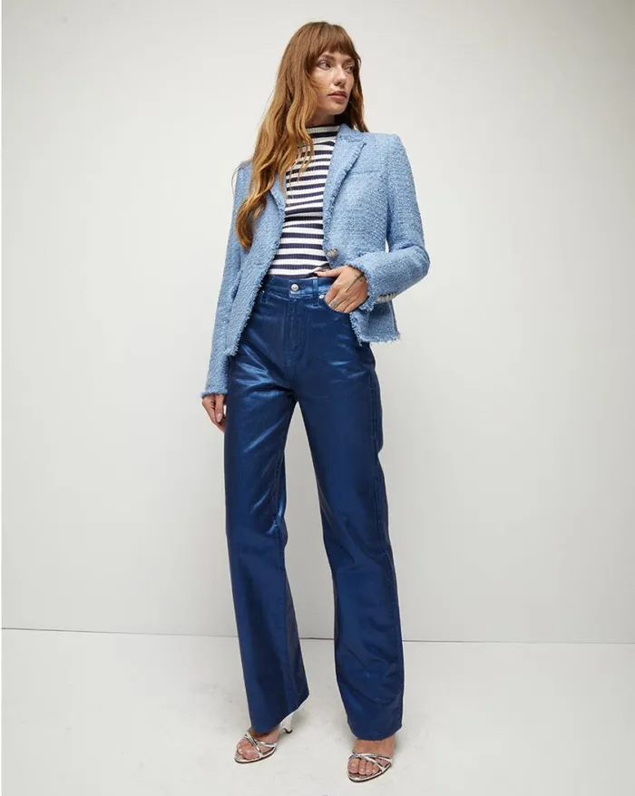 Jackets and Outerwear ShopJackets Veronica Beard Hosanna Tweed Dickey Jacket Skylight