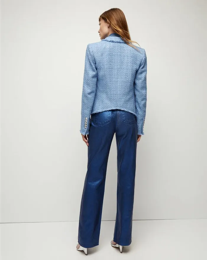 Jackets and Outerwear ShopJackets Veronica Beard Hosanna Tweed Dickey Jacket Skylight