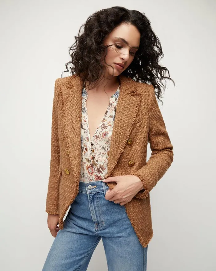 Jackets and Outerwear ShopJackets Veronica Beard Miller Tweed Dickey Jacket Camel Jackets and Outerwear ShopJackets Veronica Beard Miller Tweed Dickey Jacket Camel