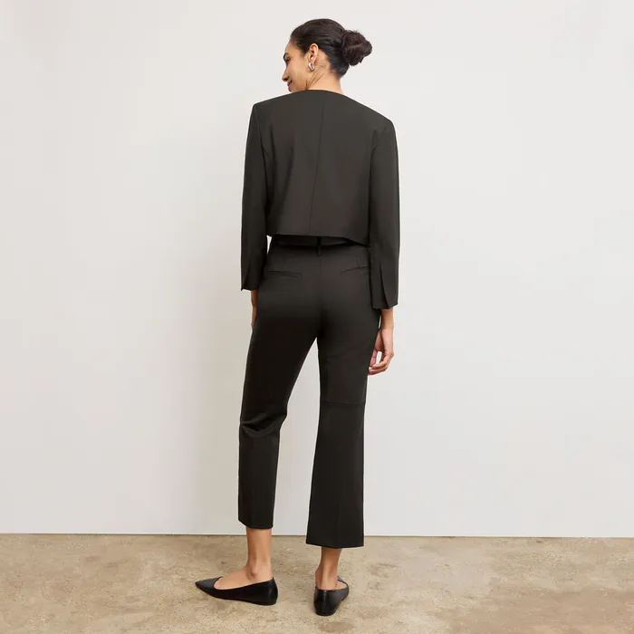 Jackets The Neale Jacket 8211 Wool Twill Black M M LaFleur Women