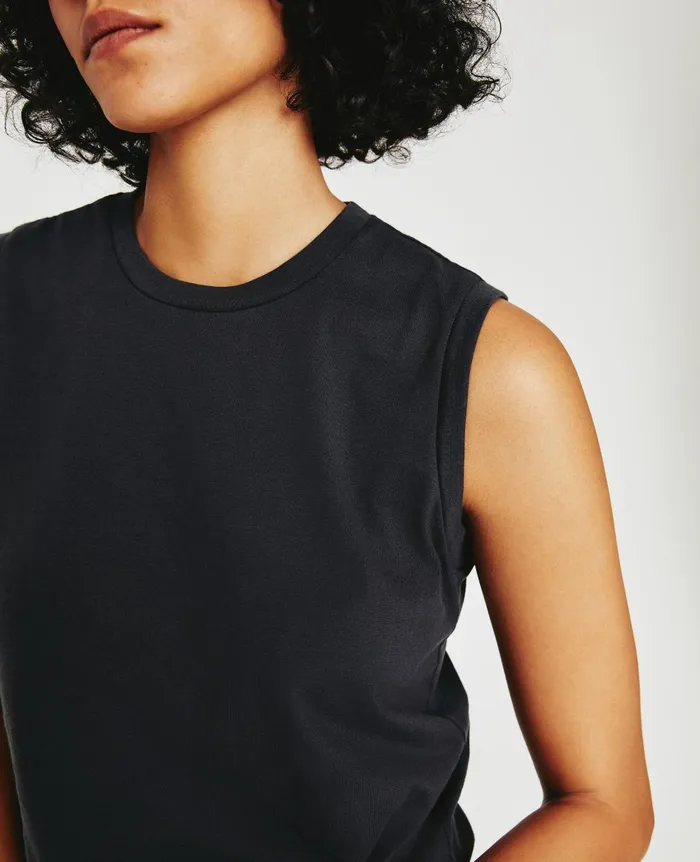 Jagger Muscle Tank Ink Stone Women AG Jeans Tees and Tanks Jagger Muscle Tank Ink Stone Women AG Jeans Tees and Tanks