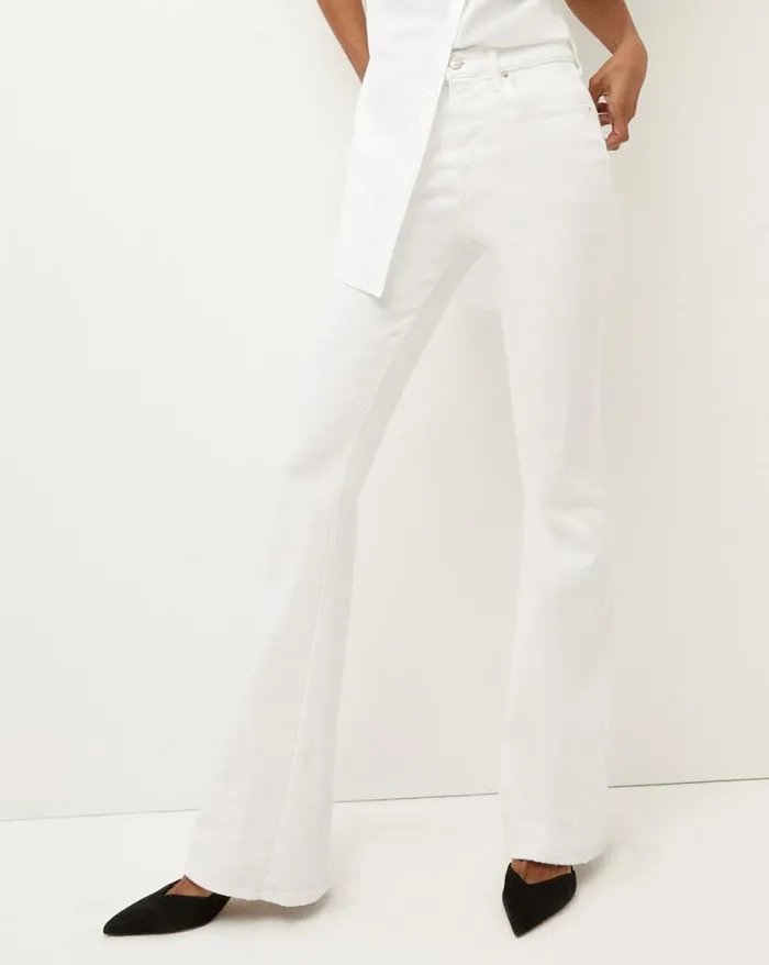 Jeans Shop Veronica Beard Beverly SkinnyFlare Jean White