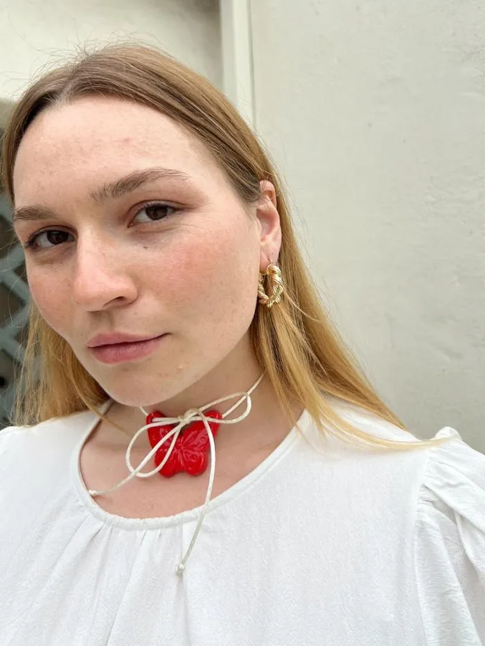Jewelry Shop Lisa Says Gah Ceramic Butterfly Necklace