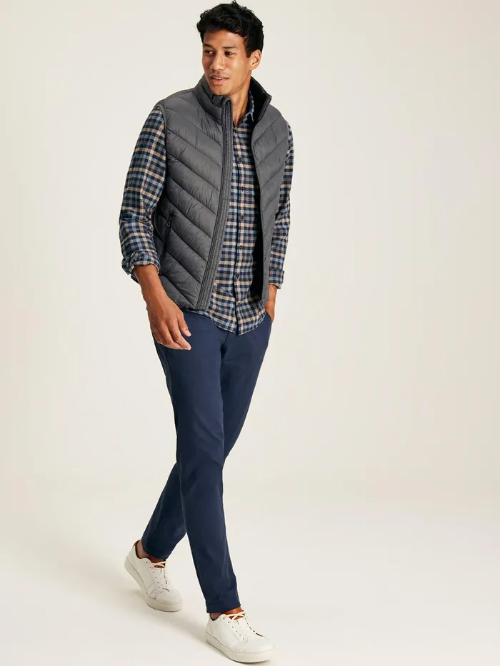 Joules Coats and Jackets Grey Showerproof Padded Gilet 8211 Men