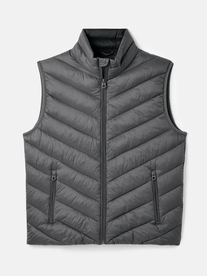Joules Coats and Jackets Grey Showerproof Padded Gilet 8211 Men