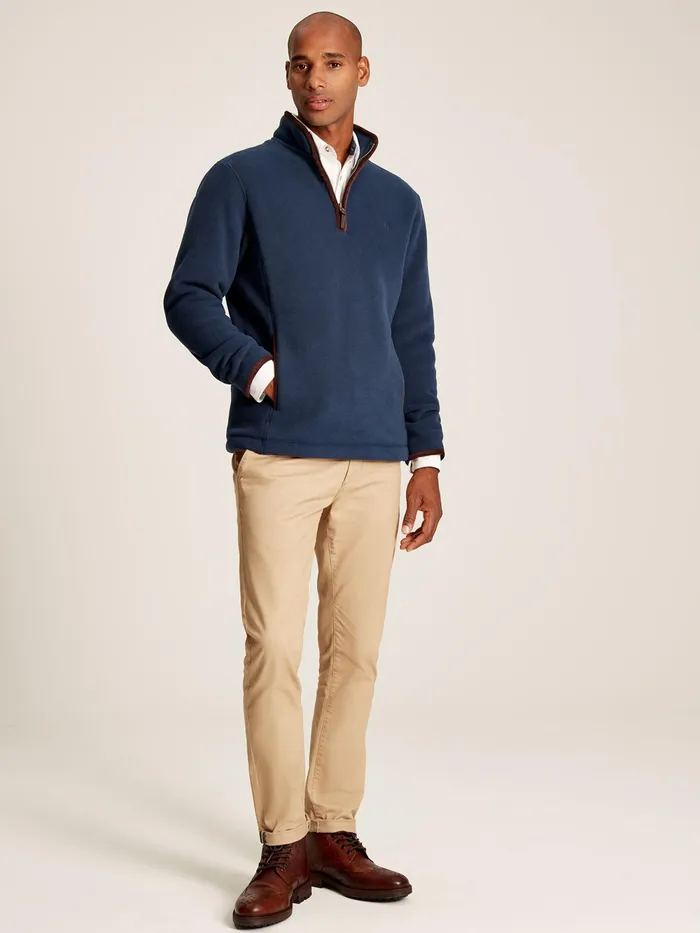 Joules Coats and Jackets Navy Quarter Zip Fleece 8211 Men