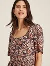 Joules Dresses Multi Square Neck Dress 8211 Women