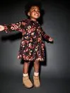 Joules Footwear Next Tan Brown Suede Faux Fur Lined Water Repellent PullOn Suede Boots 8211 Girls