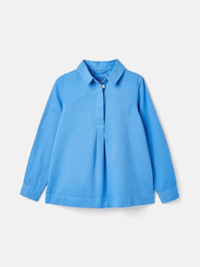 Joules Shirts and Blouses Blue Heavyweight Cotton Deck Shirt 8211 Women