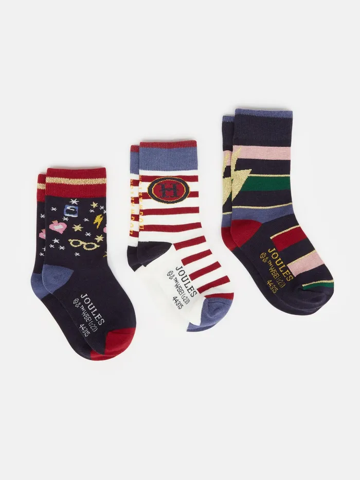Joules Socks Multi Harry Potter Sock Set 8211 Girls