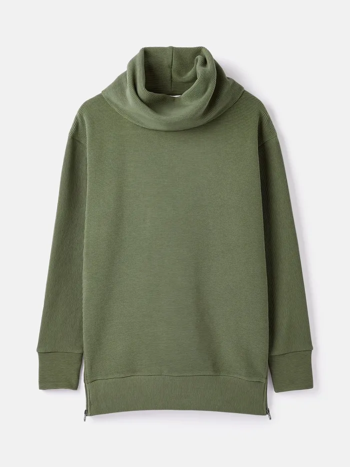 Joules Sweatshirts and Hoodies Green Cowl Neck Sweatshirt 8211 Women