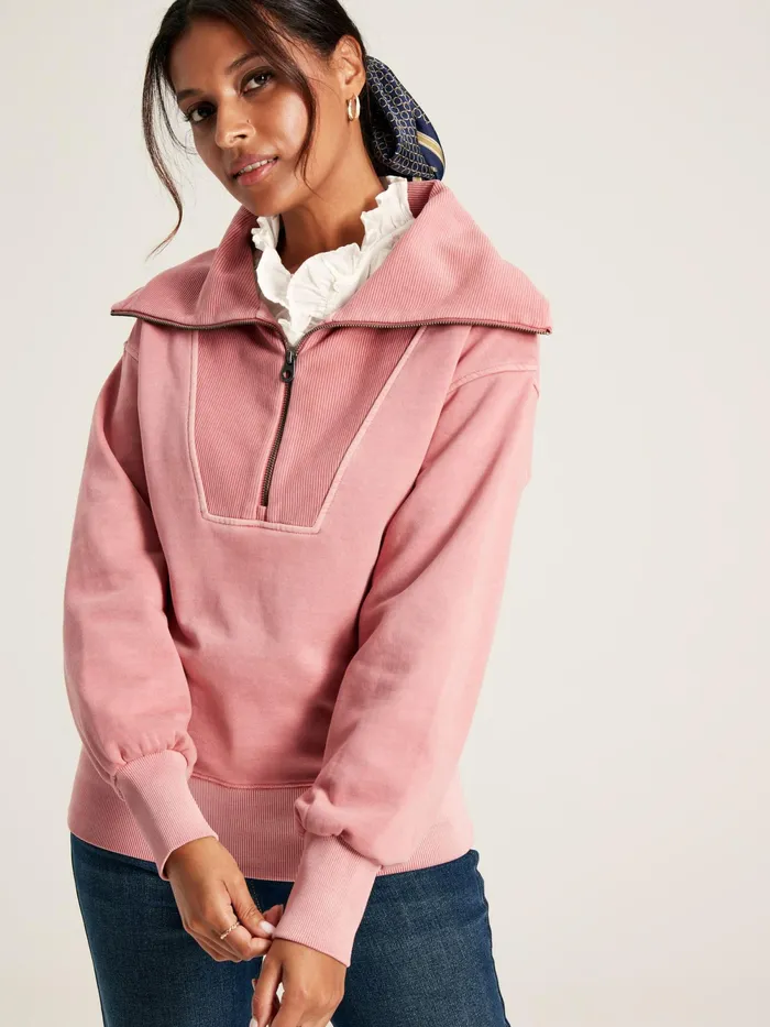 Joules Sweatshirts and Hoodies Pink Pullover Sweatshirt 8211 Women