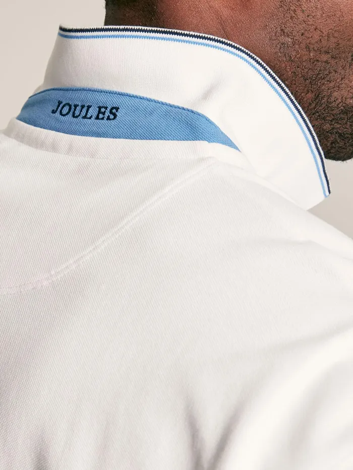 Joules Tops and Tshirts White Cotton Polo Shirt 8211 Men