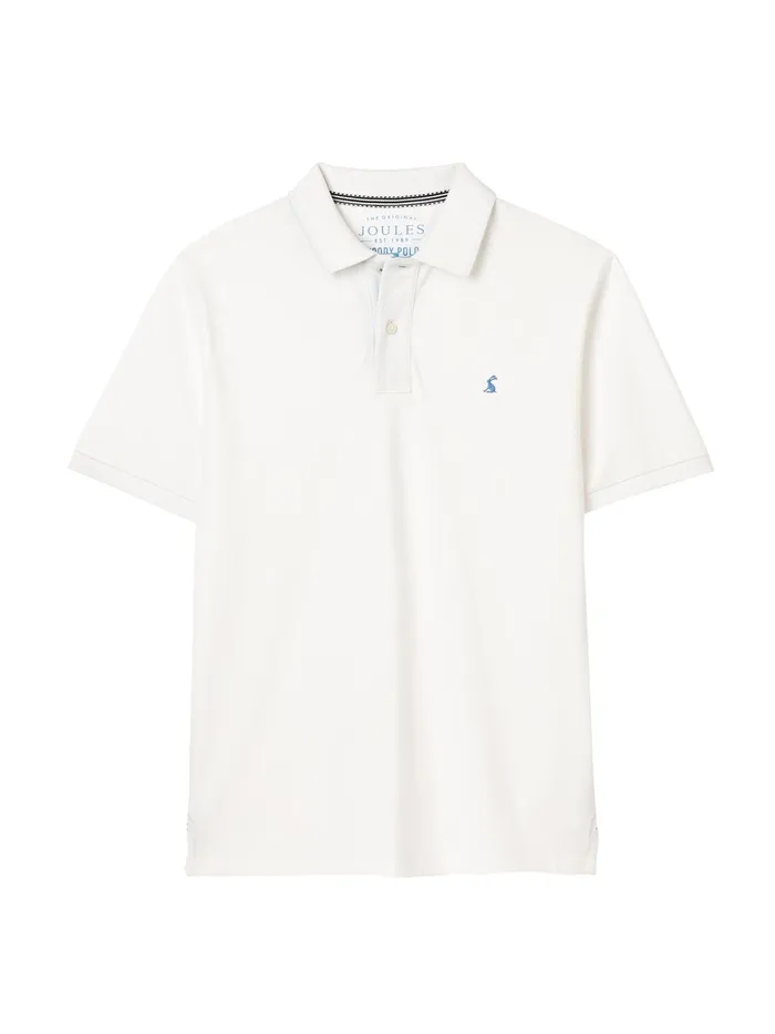 Joules Tops and Tshirts White Cotton Polo Shirt 8211 Men