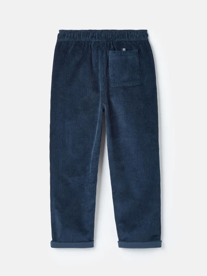 Joules Trousers Navy Elasticated Waist Corduroy Trousers 8211 Boys