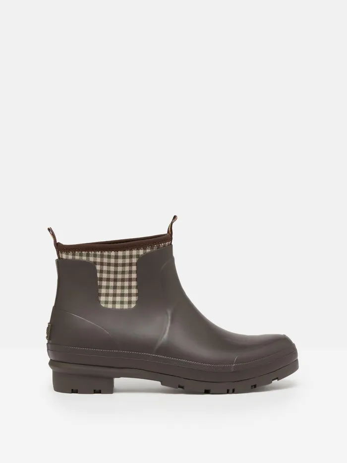 Joules Wellies Chocolate Brown Neoprene Lined Ankle Wellies 8211 Women