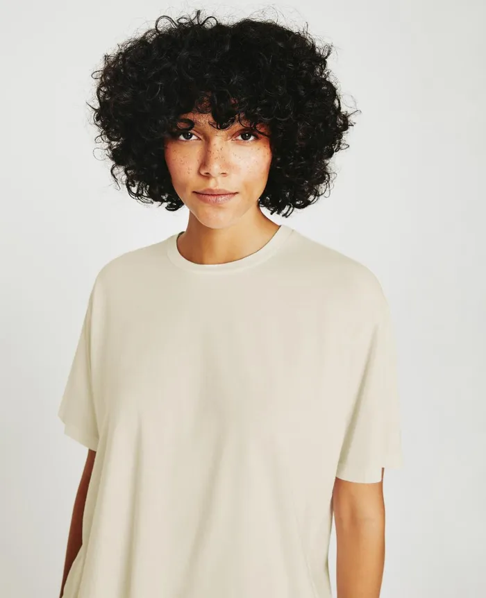 Karter ExBoyfriend Ivory Dust Women AG Jeans Tees and Tanks Karter ExBoyfriend Ivory Dust Women AG Jeans Tees and Tanks