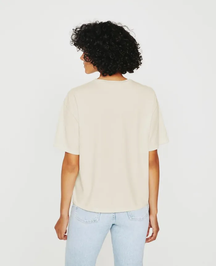 Karter ExBoyfriend Ivory Dust Women AG Jeans Tees and Tanks Karter ExBoyfriend Ivory Dust Women AG Jeans Tees and Tanks