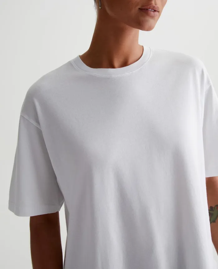 Karter ExBoyfriend True White Women AG Jeans Tees and Tanks Karter ExBoyfriend True White Women AG Jeans Tees and Tanks
