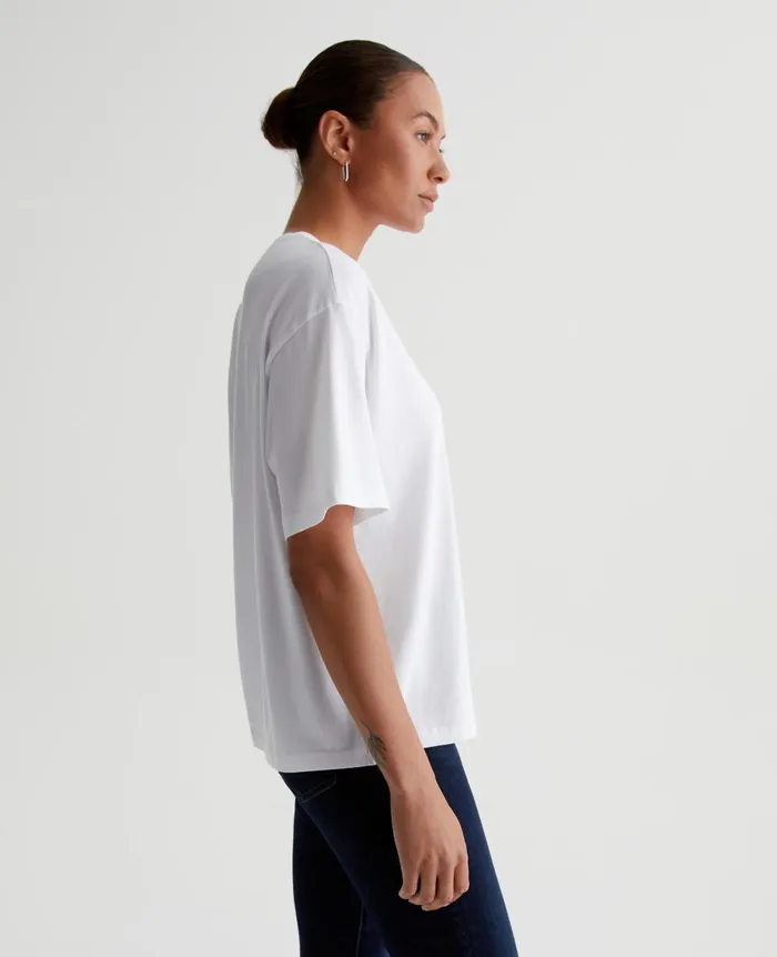 Karter ExBoyfriend True White Women AG Jeans Tees and Tanks Karter ExBoyfriend True White Women AG Jeans Tees and Tanks