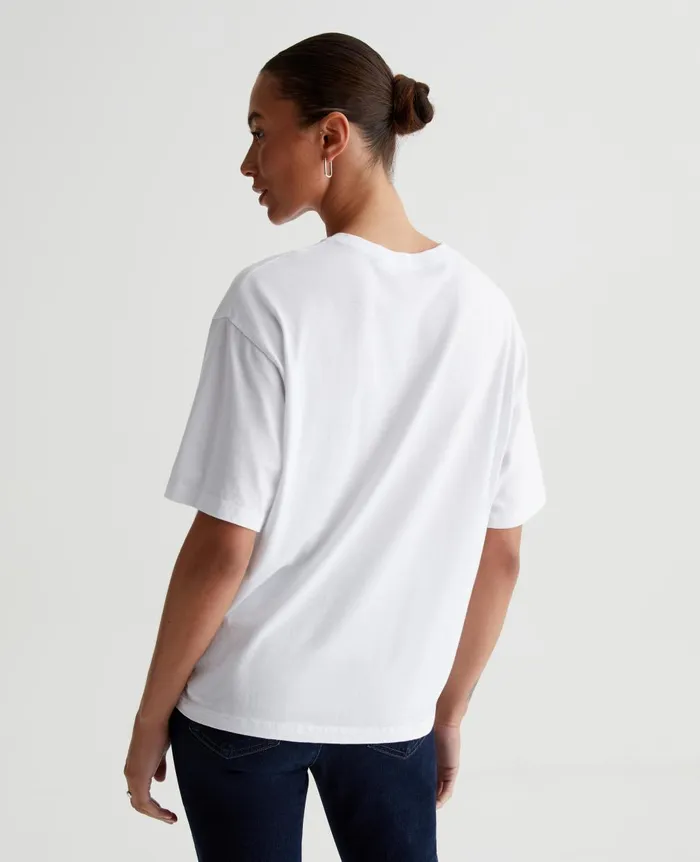 Karter ExBoyfriend True White Women AG Jeans Tees and Tanks Karter ExBoyfriend True White Women AG Jeans Tees and Tanks
