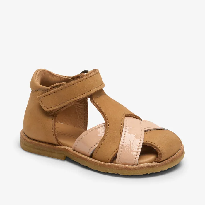 KIDS alva cognac Brown Sandals bisgaardshoes
