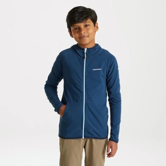 Kids Hoodies Craghoppers Kid039s NosiLife Symmons Hooded Jacket Poseidon Blue