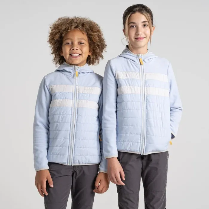 Kids Insulated Jackets Craghoppers Kid039s Brady Hybrid Jacket Autumn Mist