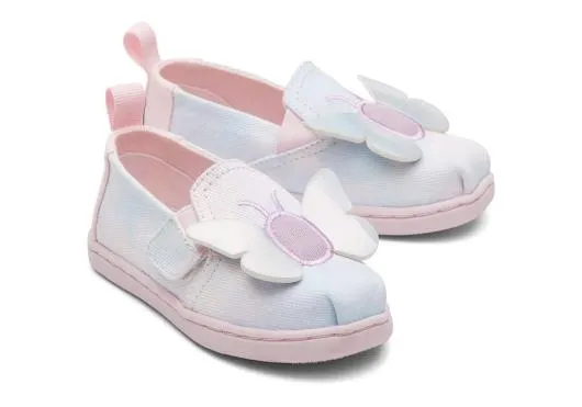 Kids KidsTiny Alpargata Twin Gore Tie Dye Twill Butterfly Pink Tie Dye TOMS Alpargatas Kids KidsTiny Alpargata Twin Gore Tie Dye Twill Butterfly Pink Tie Dye TOMS Alpargatas