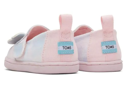 Kids KidsTiny Alpargata Twin Gore Tie Dye Twill Butterfly Pink Tie Dye TOMS Alpargatas