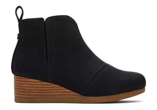 Kids KidsYouth Clare Black Wedge Kids Boot Black TOMS Boots and Booties