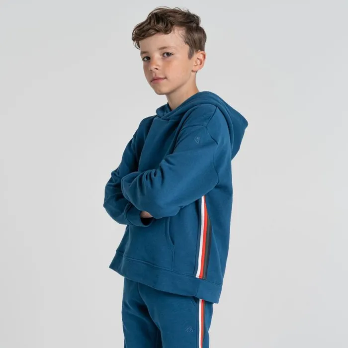 Kids Long Sleeve Craghoppers Kid039s NosiLife Baylor Hooded Top Poseidon Blue Kids Long Sleeve Craghoppers Kid039s NosiLife Baylor Hooded Top Poseidon Blue