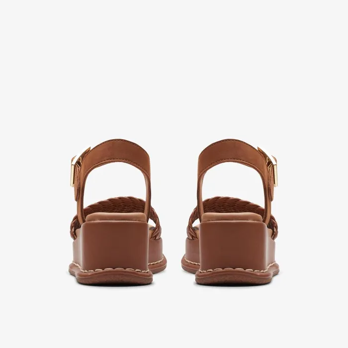 Kimmei Bay Tan Women Clarks Wedges