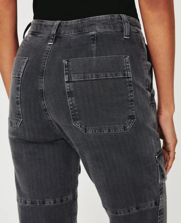 Knoxx Cargo Sulfur Black Women AG Jeans Pants Knoxx Cargo Sulfur Black Women AG Jeans Pants