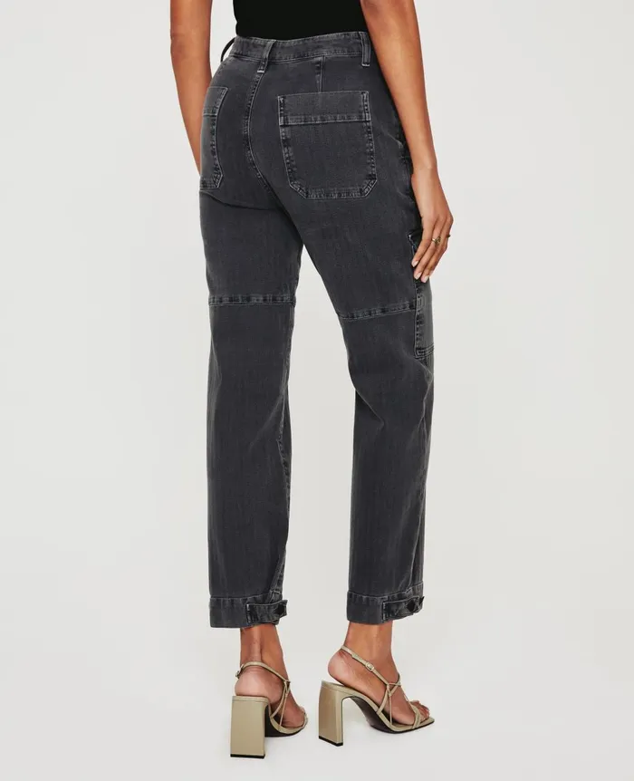 Knoxx Cargo Sulfur Black Women AG Jeans Pants Knoxx Cargo Sulfur Black Women AG Jeans Pants