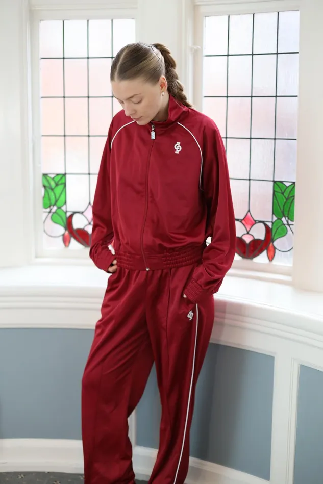 Leslie Track Pants 8211 Rhubarb Red Women Cras Trousers