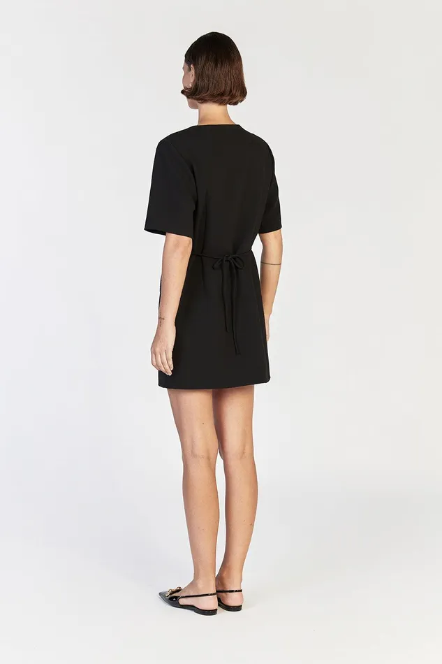 LIA BLACK SLEEVED MINI DRESS Women DISSH Mini Dresses