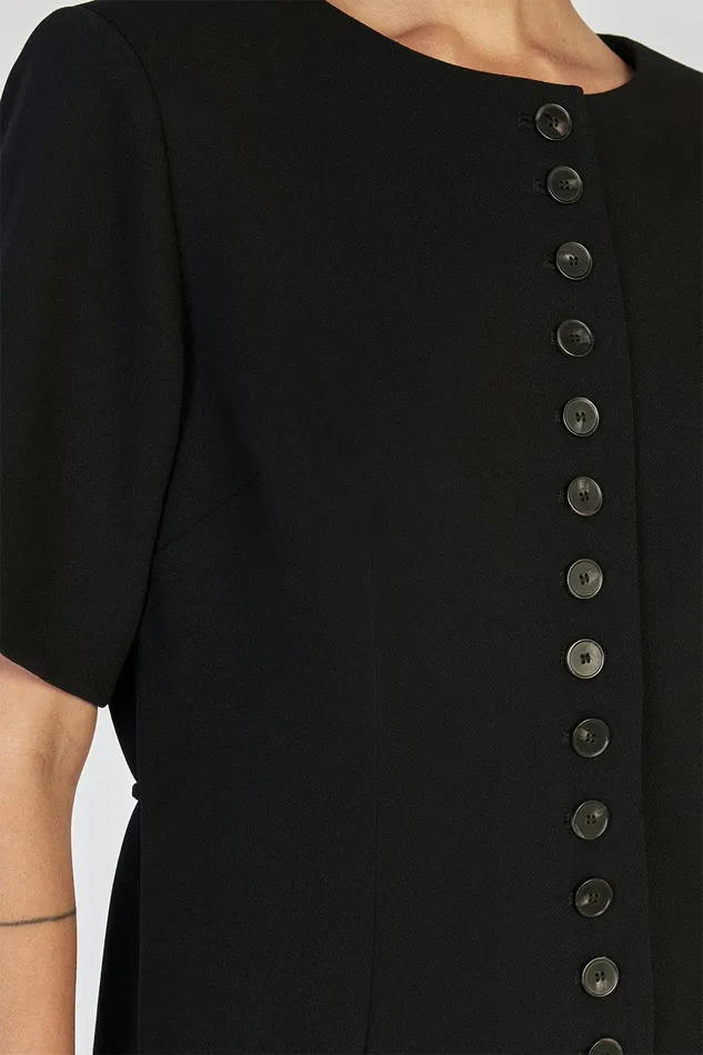LIA BLACK SLEEVED MINI DRESS Women DISSH Mini Dresses