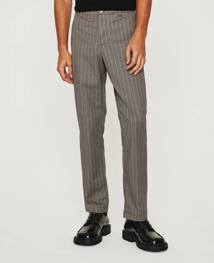 Lochlan Trouser Crane Maroon Multi Men AG Jeans Pants Lochlan Trouser Crane Maroon Multi Men AG Jeans Pants