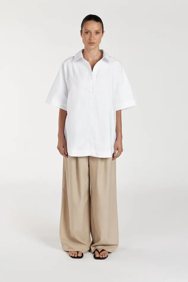 MABEL WHITE COTTON SHIRT Women DISSH Shirts