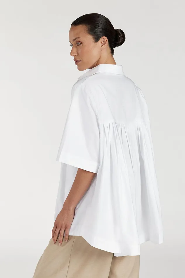 MABEL WHITE COTTON SHIRT Women DISSH Shirts