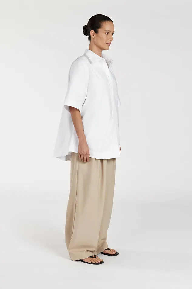 MABEL WHITE COTTON SHIRT Women DISSH Shirts