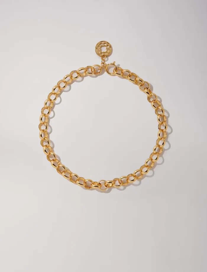 Maje Jewelry Womens Jaseron Chain Necklace Gold