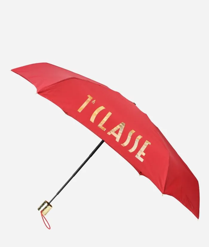 Man Umbrellas Alviero Martini 1 Classe Supermini Geo Logo Umbrella Red