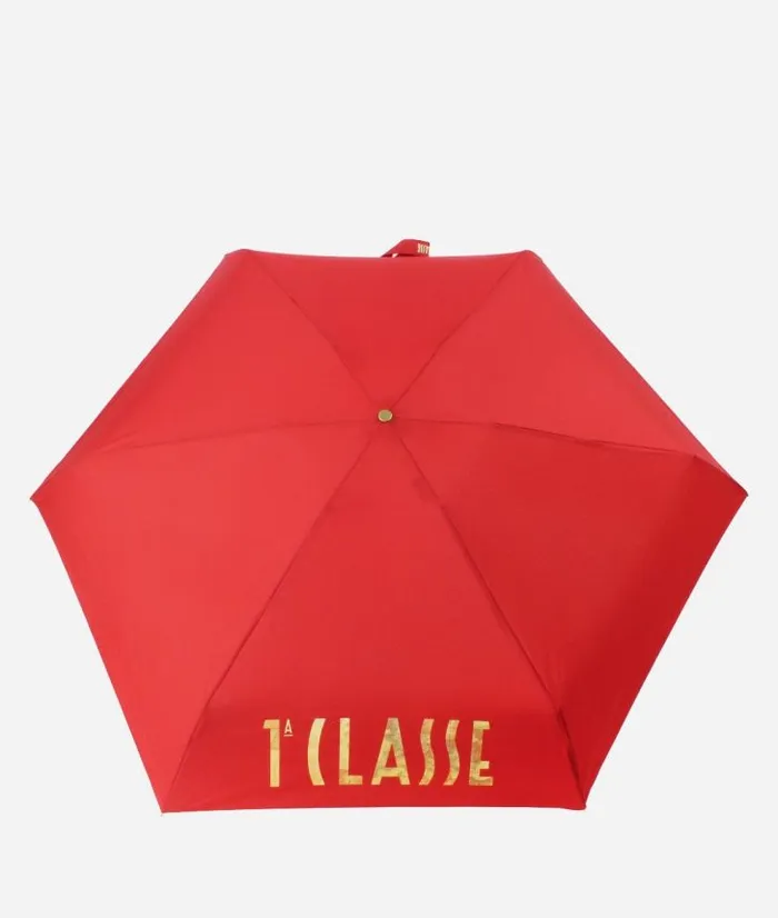 Man Umbrellas Alviero Martini 1 Classe Supermini Geo Logo Umbrella Red