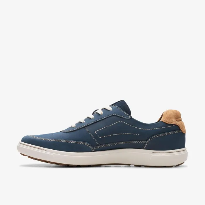 Mapstone Trail Navy Nubuck Men Clarks Sneakers