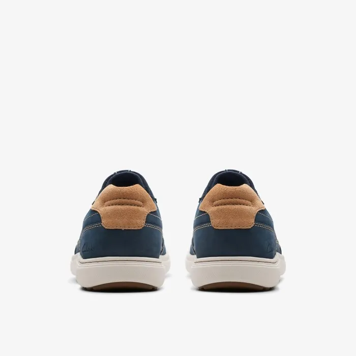 Mapstone Trail Navy Nubuck Men Clarks Sneakers