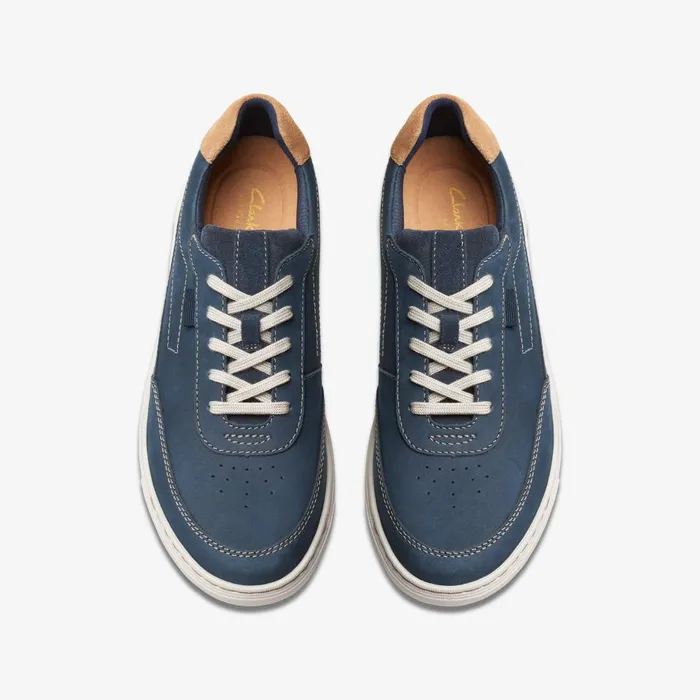 Mapstone Trail Navy Nubuck Men Clarks Sneakers