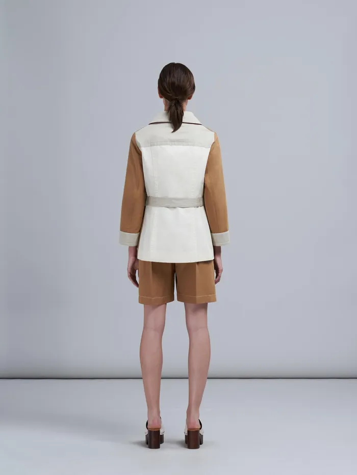 Marni Cotton Drill Safari Jacket Maroon Womens Coats and Jackets Marni Cotton Drill Safari Jacket Maroon Womens Coats and Jackets