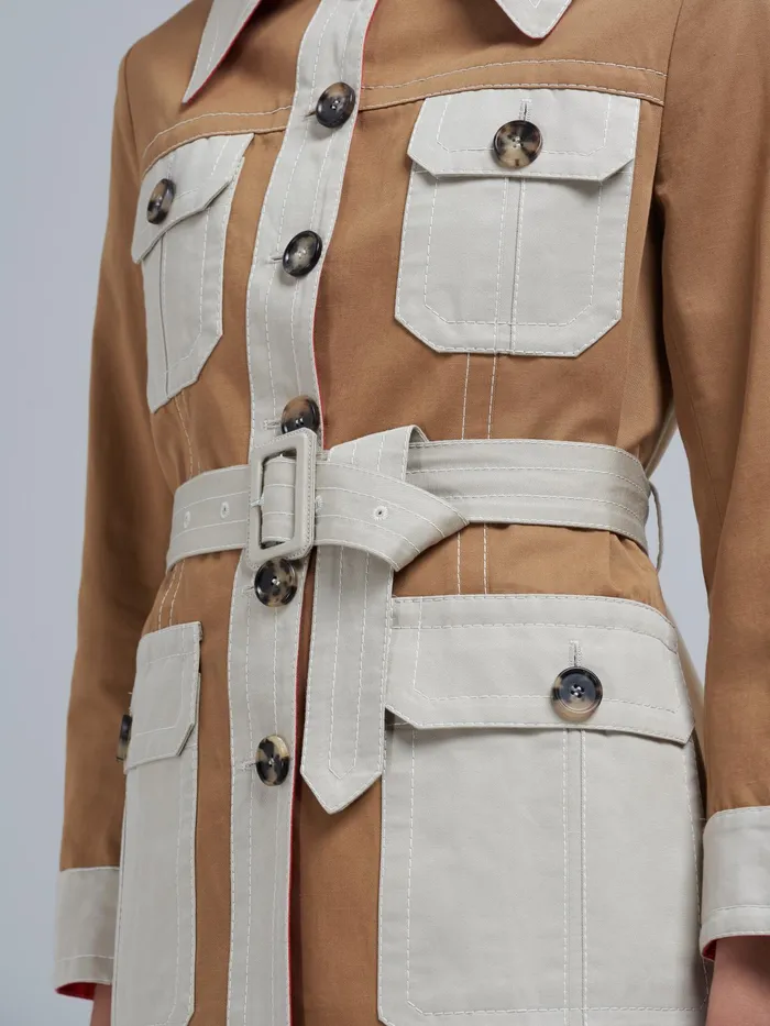 Marni Cotton Drill Safari Jacket Maroon Womens Coats and Jackets Marni Cotton Drill Safari Jacket Maroon Womens Coats and Jackets